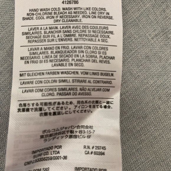 Volcom cream sleeveless top - Picture 6 of 6